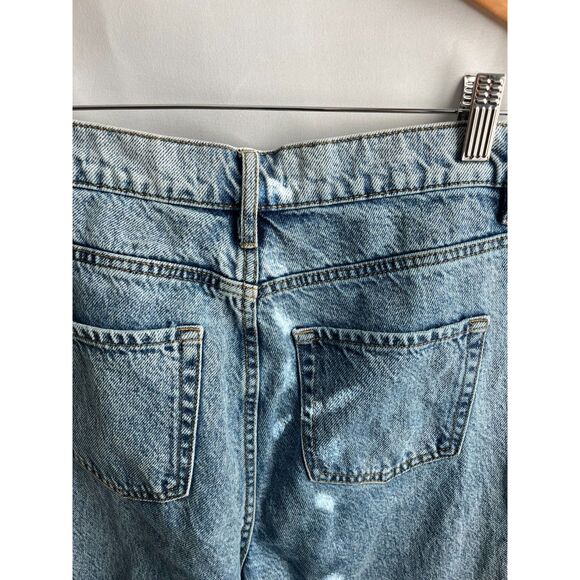 Pacsun High Rise Straight Light Wash Jeans Vintage Retro Sze 28 Rigid Button Fly - Picture 5 of 12